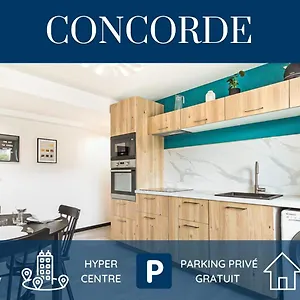 Homey Concorde - New / Free Parking / En Face Du Parc D'annemasse / A 1 Min Du Tram / Grand / Proche Geneve Appartement